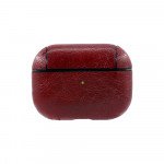 Wholesale Airpod Pro PU Leather Cover Skin for Airpod Pro Charging Case (Red)